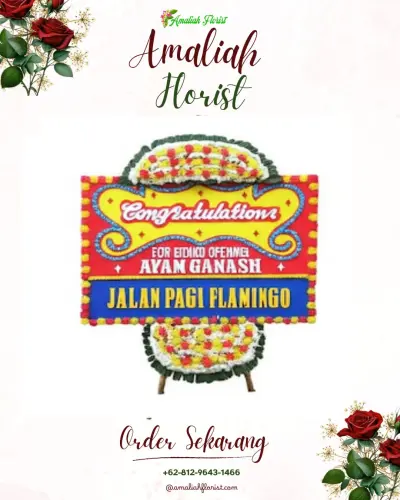 Bunga Papan Congratulation di Kawali